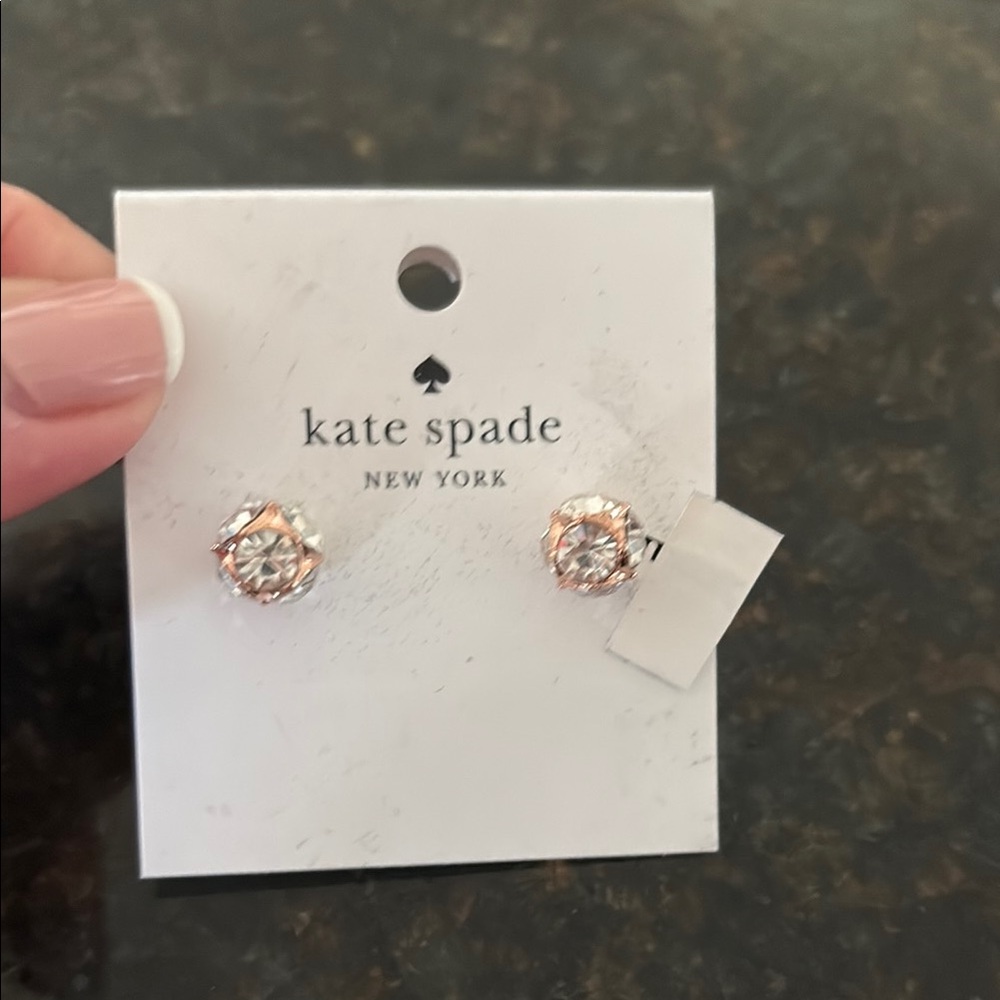 Kate Spade Gold-Tone Sparkling Stud Earrings